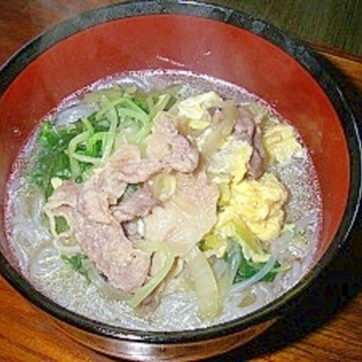 炭水化物抜きダイエットに！しらたきの塩ラーメン風！